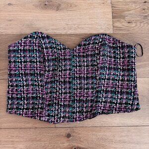 ZARA Knit Bustier Top